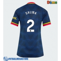 Fotballdrakt Dame Arsenal William Saliba #2 Bortedrakt 2026-27 Kortermet
